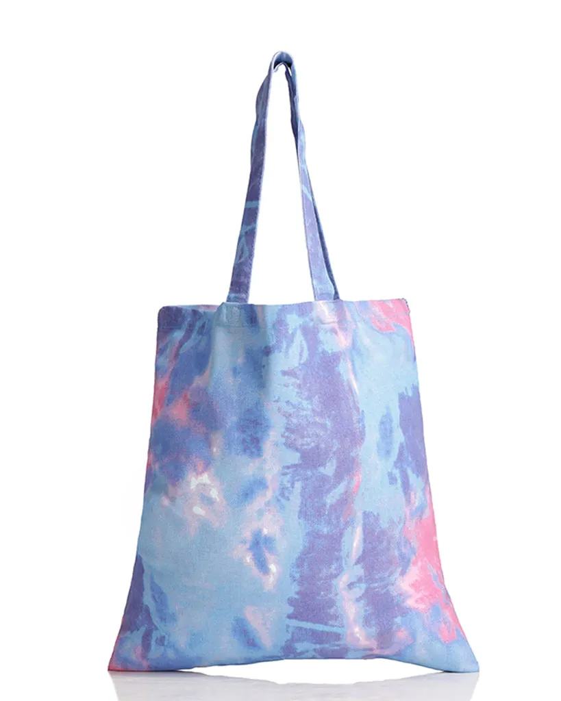 144 ct High Quality Tie-Dye Canvas Tote Bag - By Case