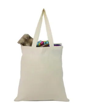 240 ct Premium Quality 100% Cotton Reusable Tote Bags - By Case