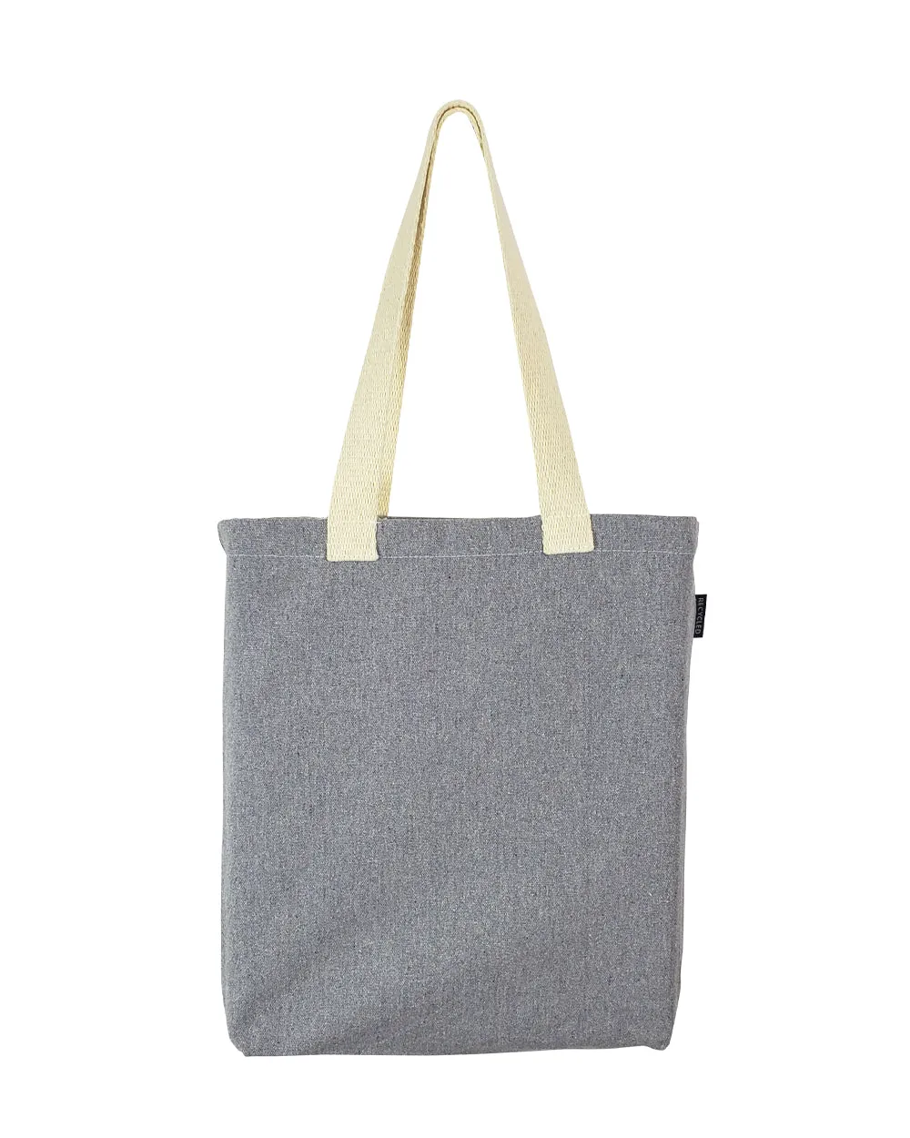 6 ct Recycled Canvas Tote Bag With Bottom Gusset - By Bundle