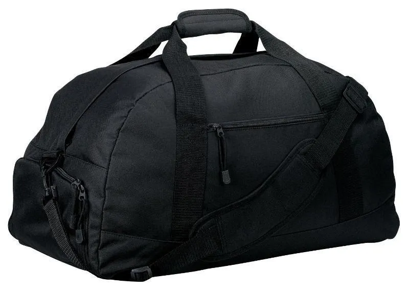 600 Denier Polyester Large Duffel With Zip Pockets