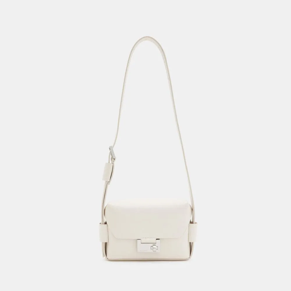 Allsaints Frankie 3-In-1 Leather Bag in White