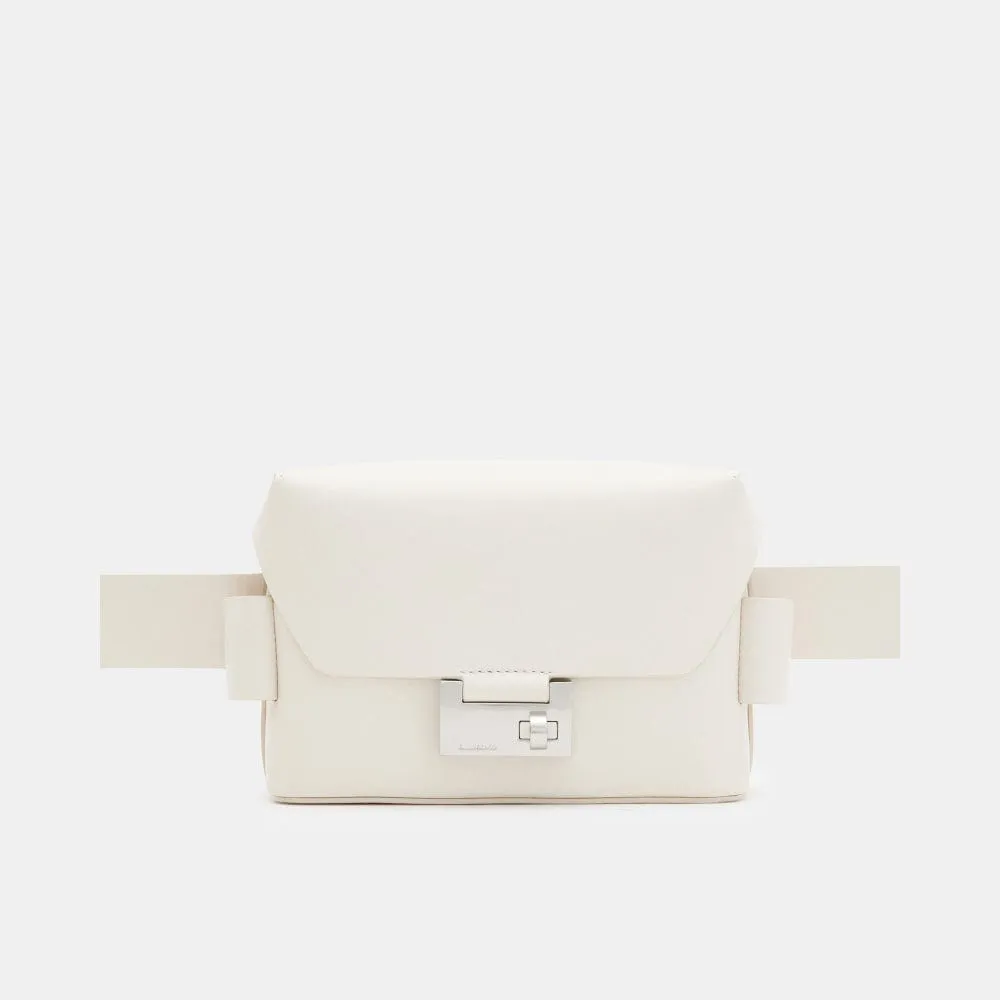 Allsaints Frankie 3-In-1 Leather Bag in White