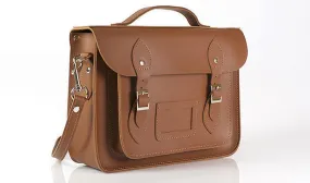 Brown 13" Satchel