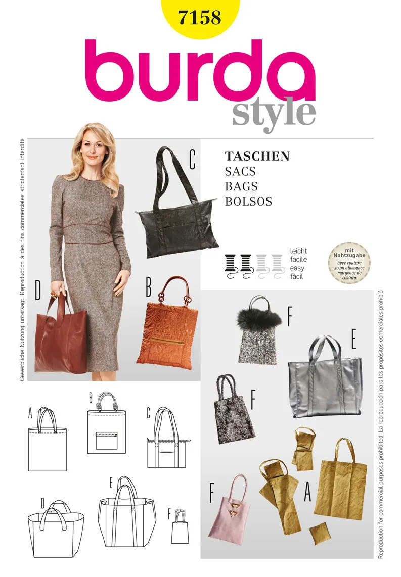 Burda Shopping Bags 7158