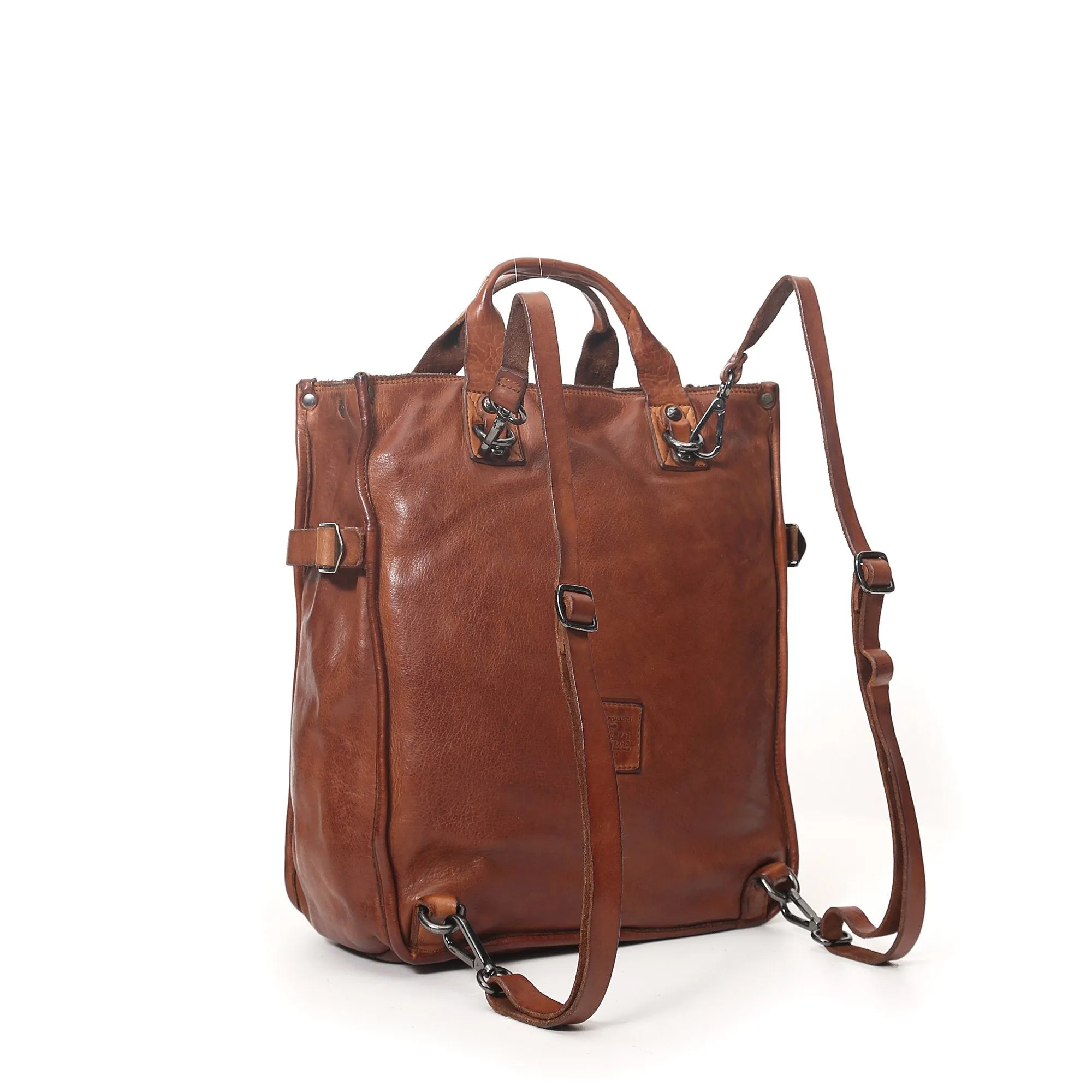 Campomaggi Gelso Leather Shopping Bag/Backpack