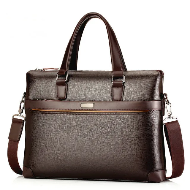 Casual Genuine Leather Men's 2 Set Bag