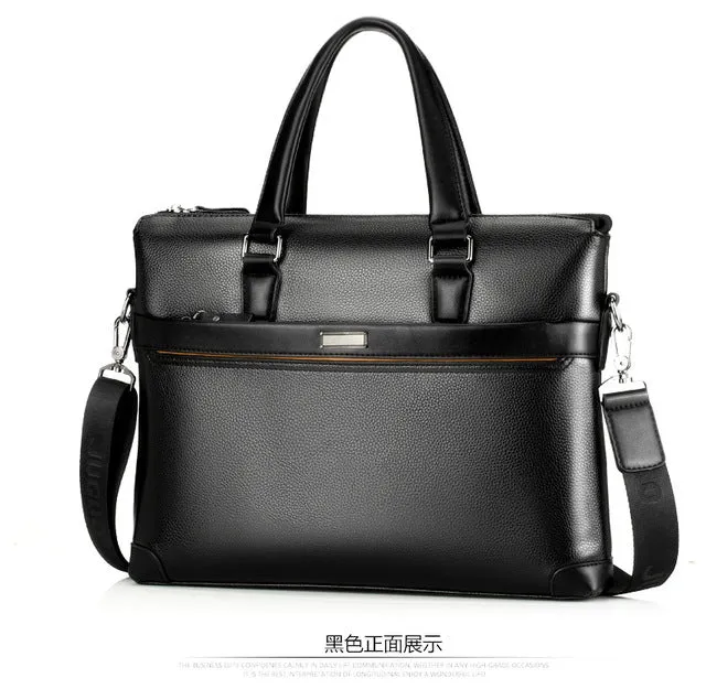 Casual Genuine Leather Men's 2 Set Bag