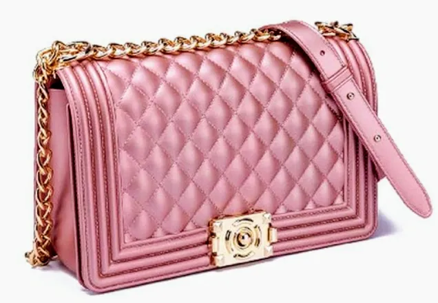 Couture Jelly Clutch in Pretty Pink