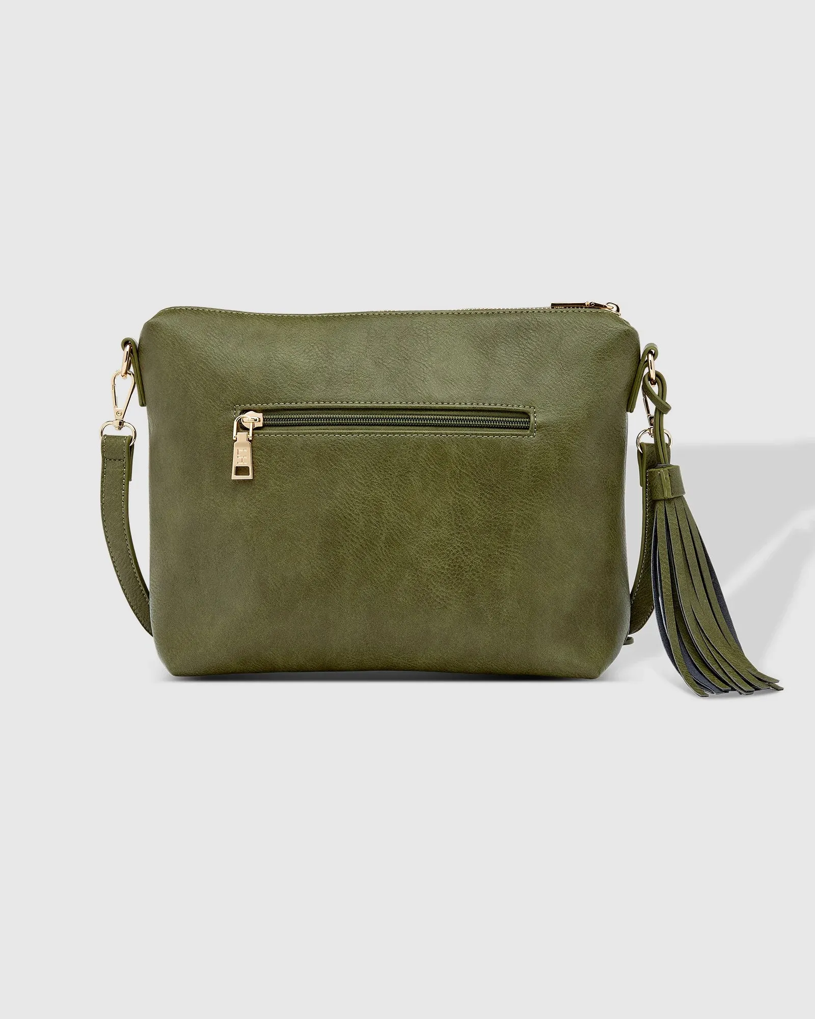 Daisy Crossbody Bag with Tyler Strap in Khaki