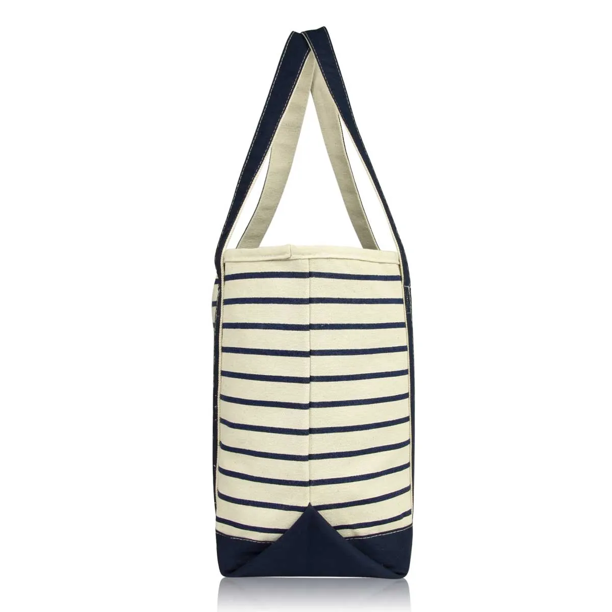 Dalix Striped Soft Tote (Set of 3)