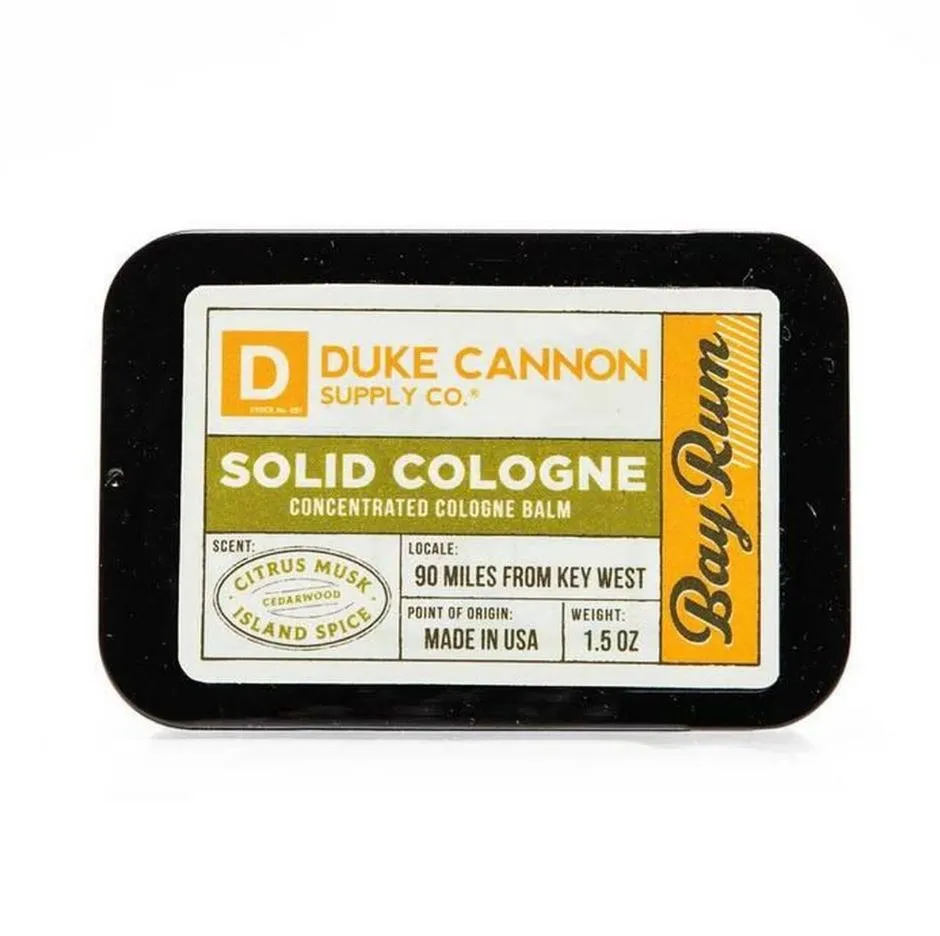 DUKE CANNON Solid Cologne Bar - Bay Rum