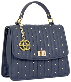 eske Paris Leah Satchel, Navy Blue