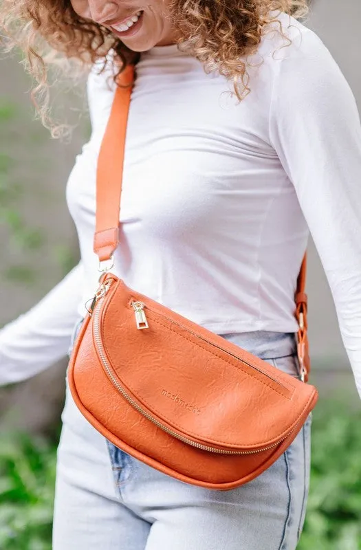 Fold-over Crossbody Bag