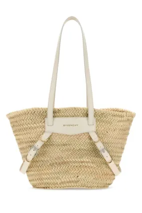 Givenchy Women Straw Medium Voyou Basket Shopping Bag