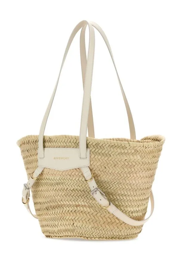 Givenchy Women Straw Medium Voyou Basket Shopping Bag