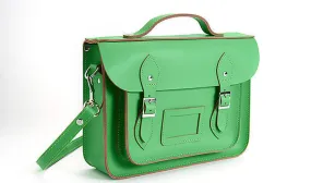 Green 13" Satchel