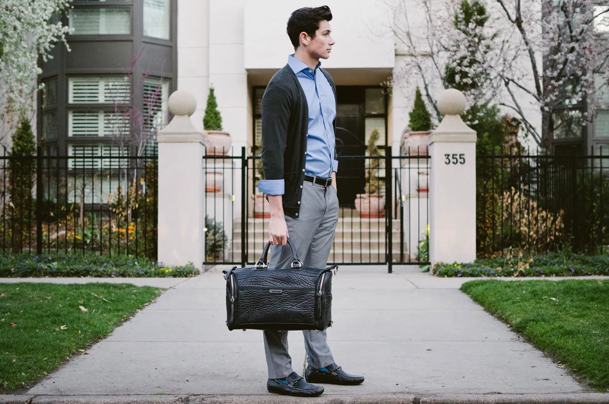 Leather Duffel - One-Night-Stand - Buffalo Onyx