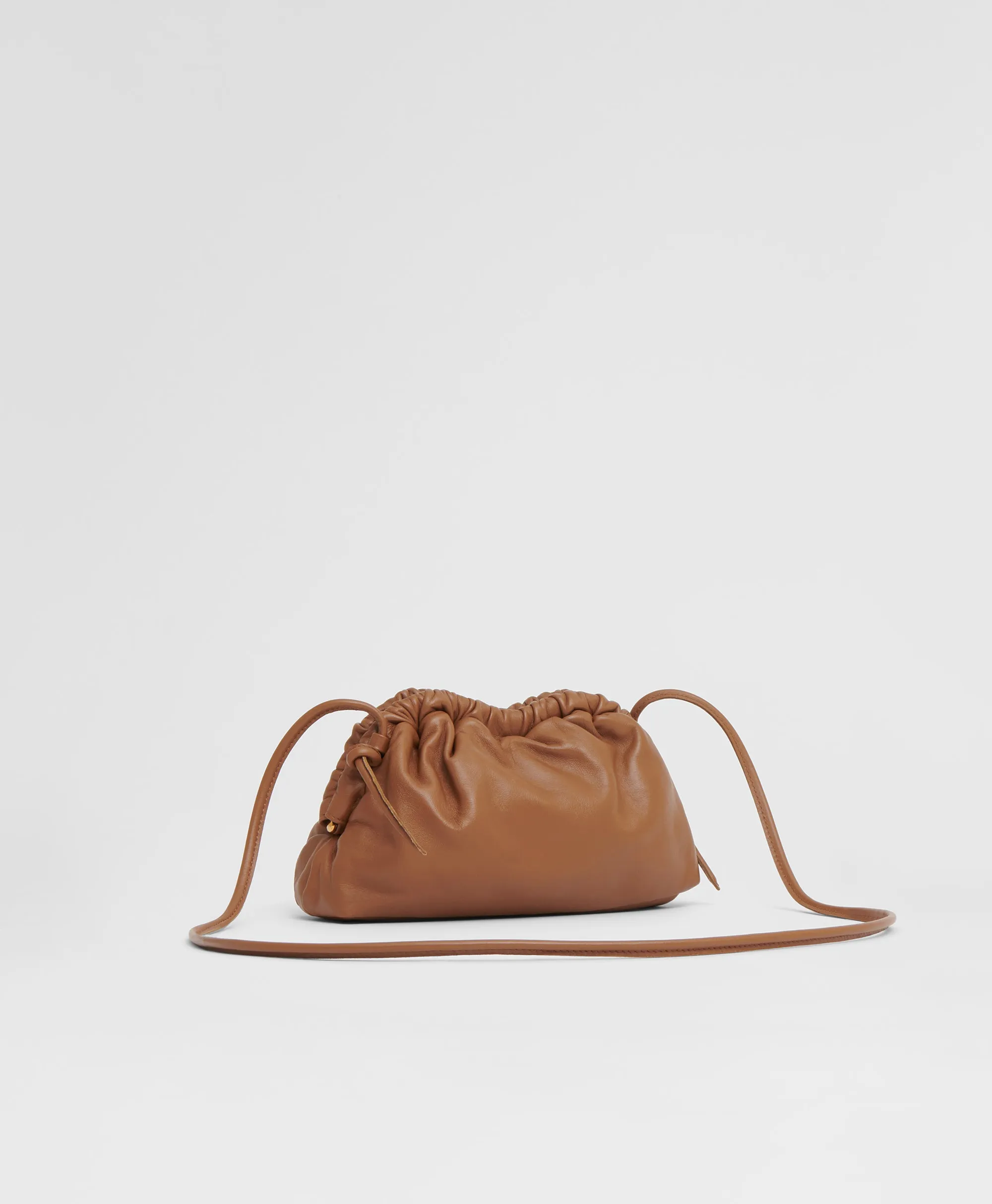 Mini Cloud Clutch - Camel