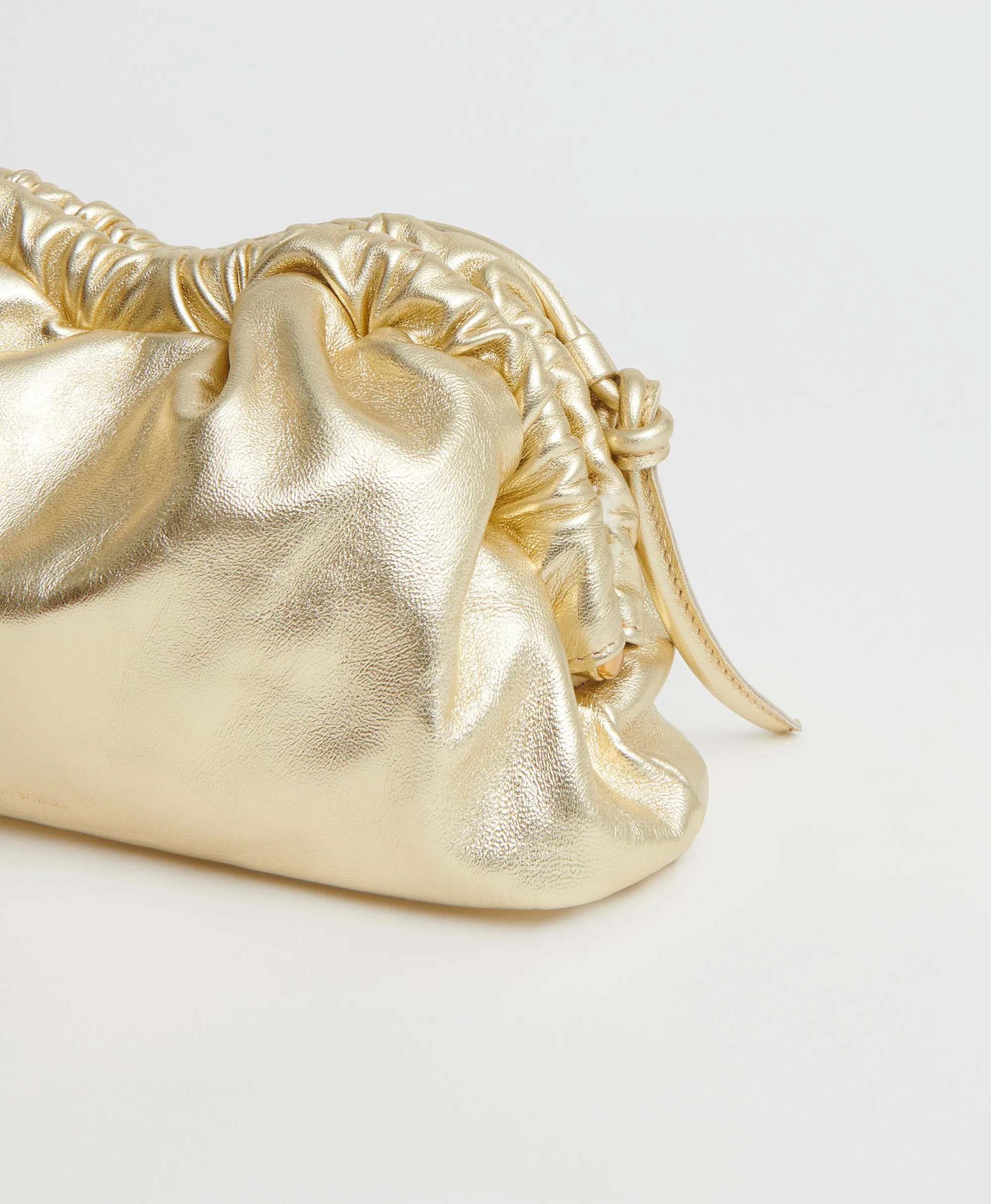 Mini Cloud Clutch - Gold