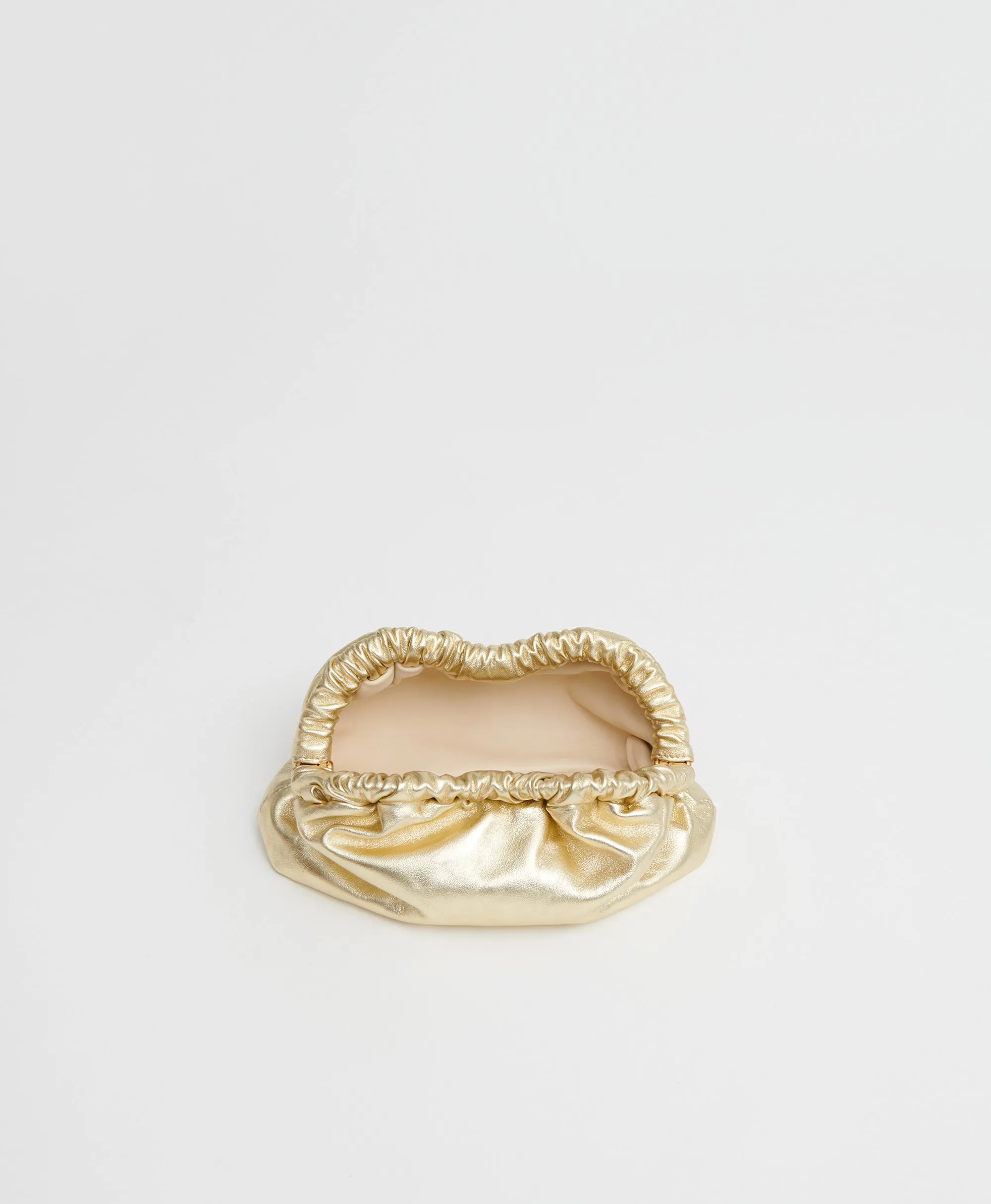 Mini Cloud Clutch - Gold