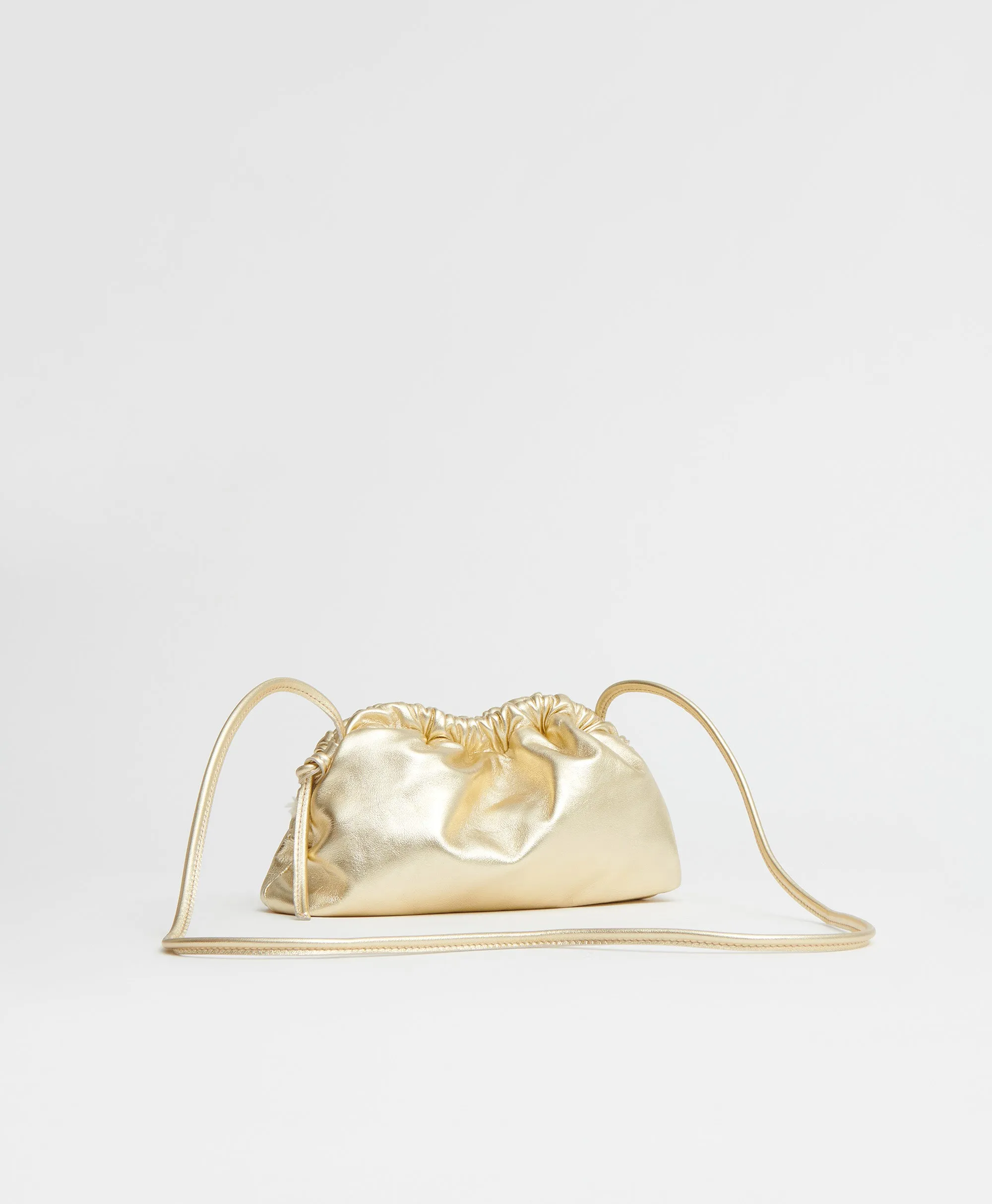 Mini Cloud Clutch - Gold