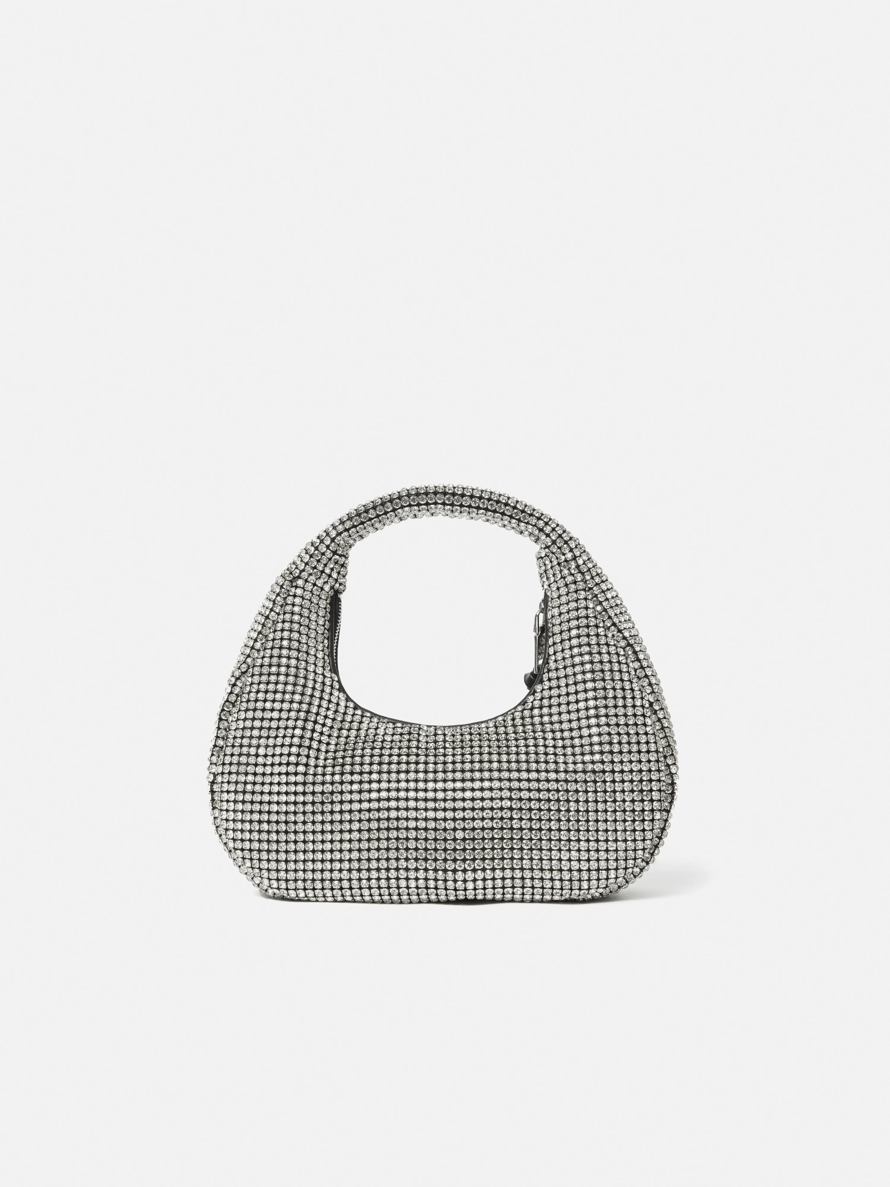 Mini Tay Crystal Bag | Silver