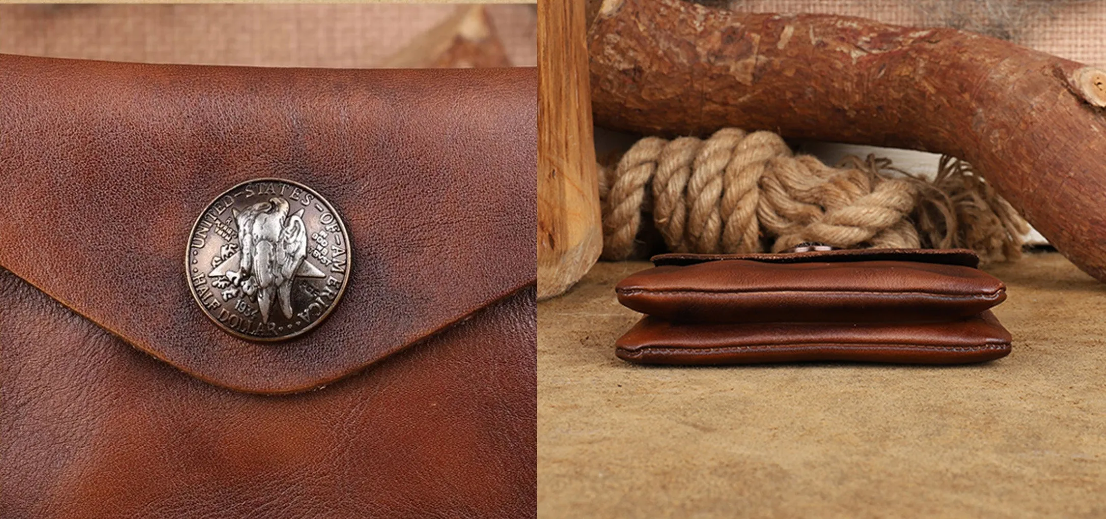 Mini Womens Card And Coin Purse Genuine Leather Wallets For Ladies