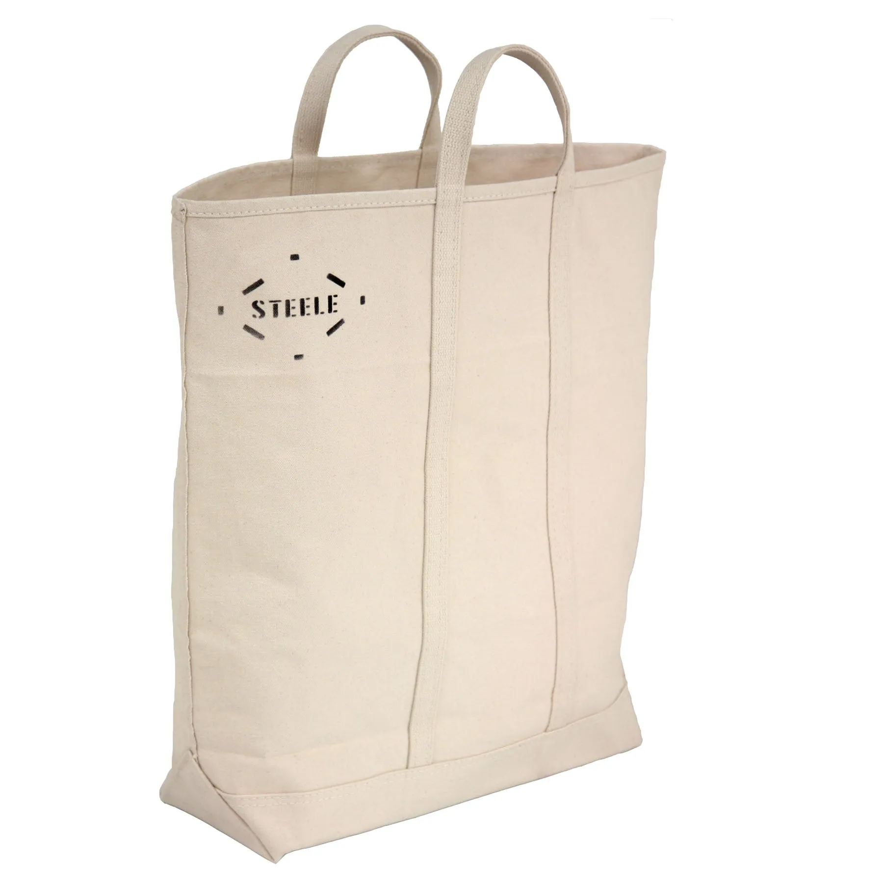 Natural Canvas Tote Bag - Tall