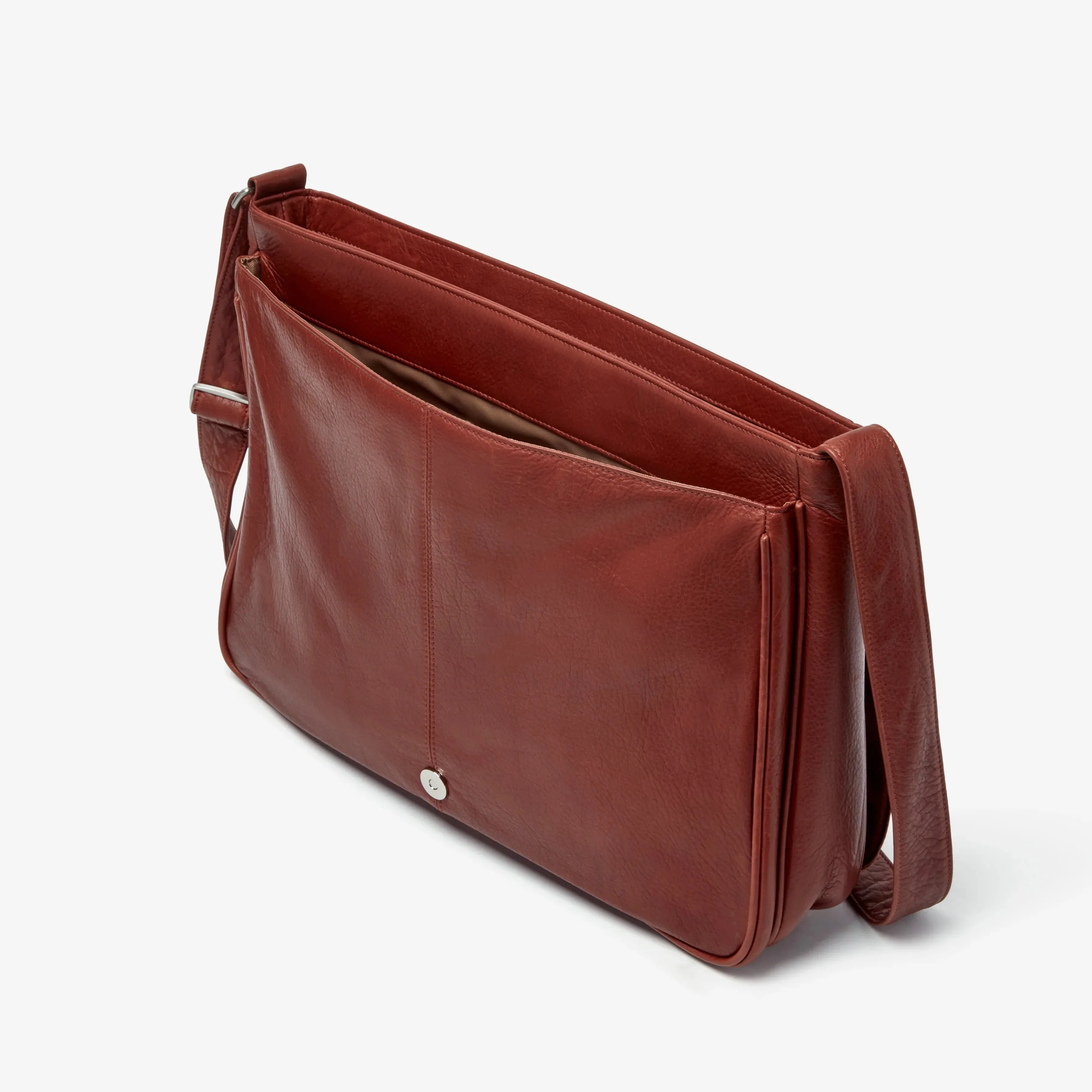 Osgoode Marley Cashmere Leather Messenger Bag