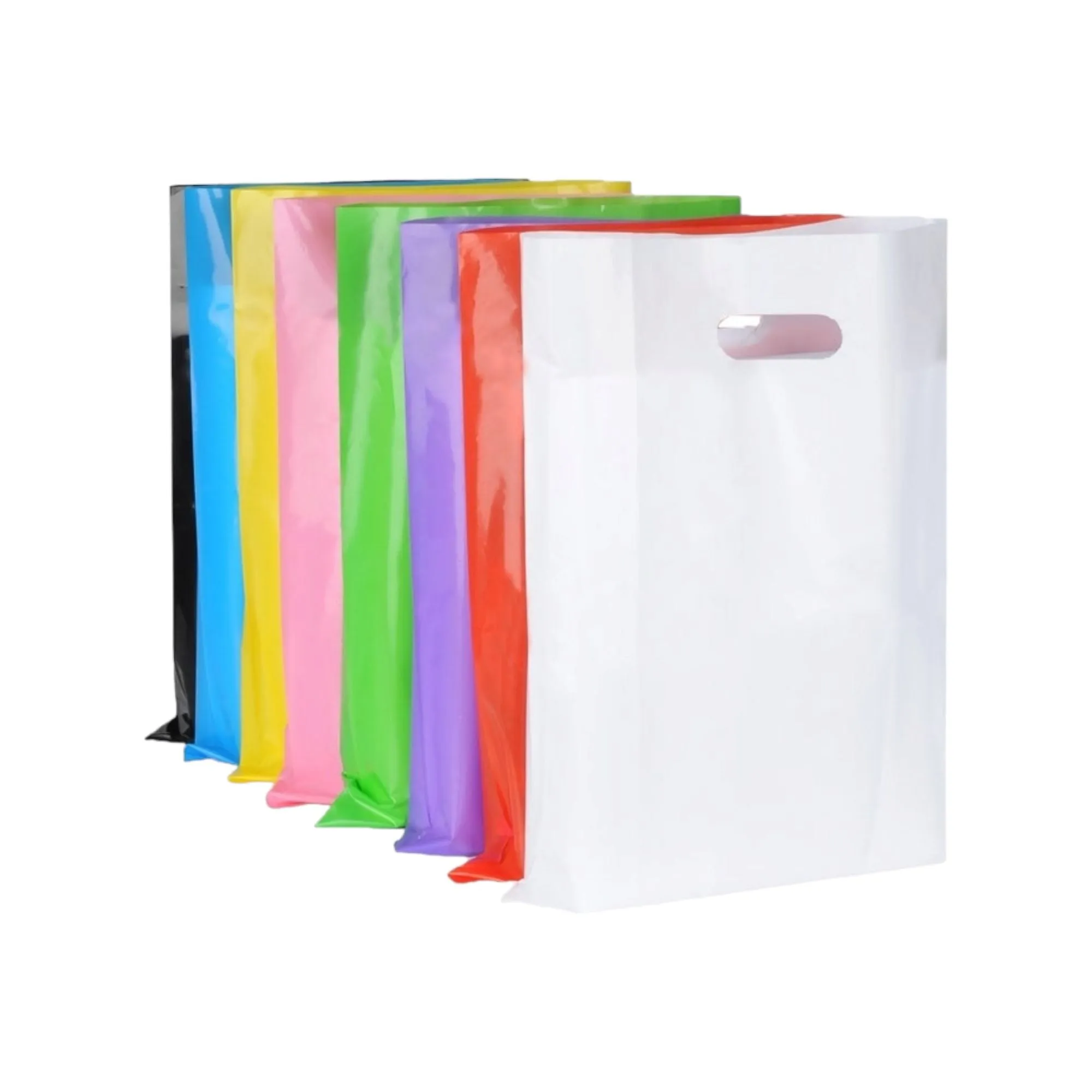 Plastic Boutique Bags 450 200x550mm 100mic 100pack