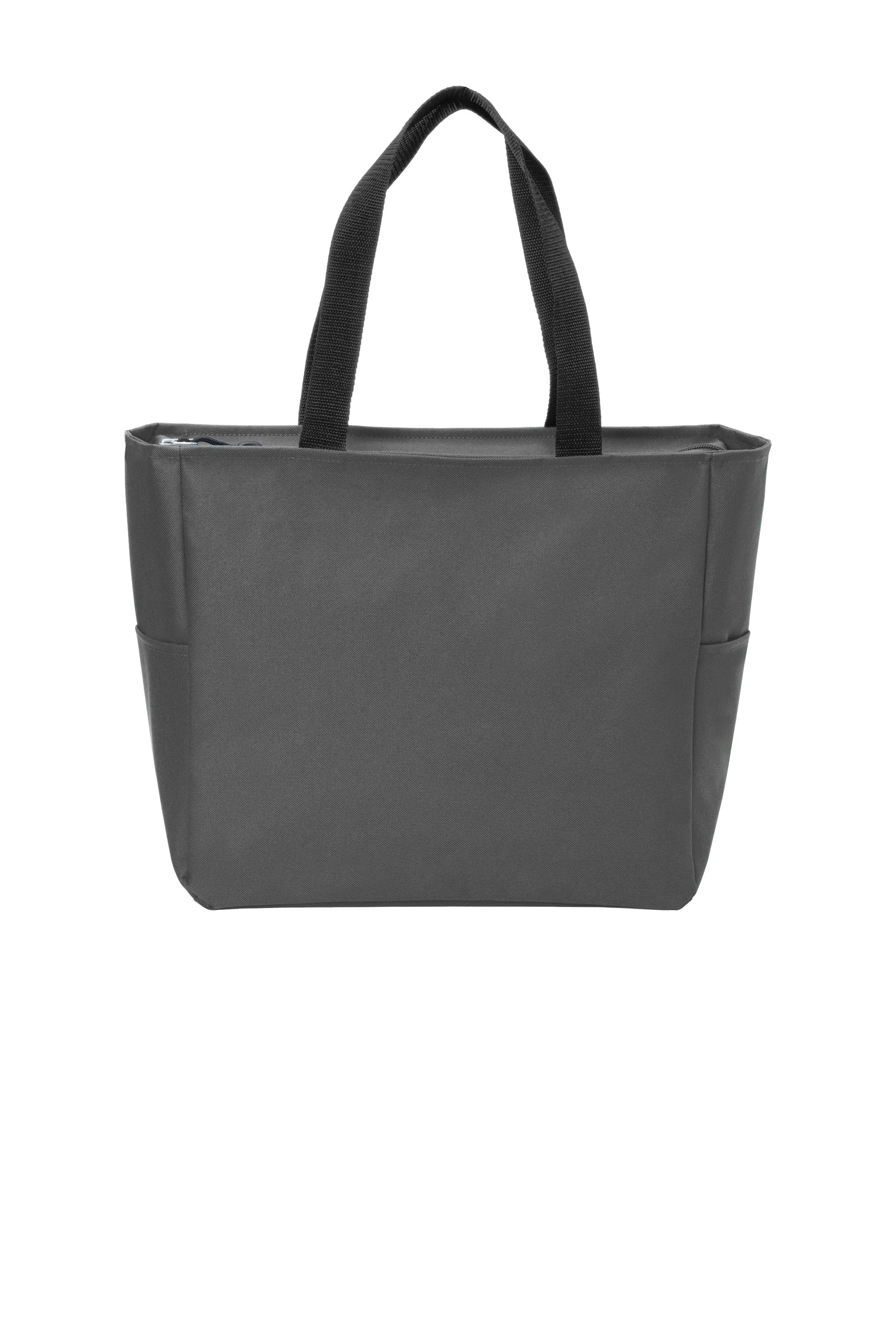 Polyester Improved Essential Tote Bags with Zippered Closure