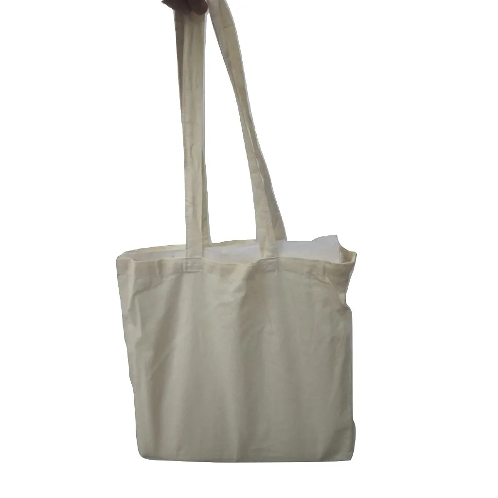 Reusable Shopping Shoulder Carry Bag Medium Size - Cotton