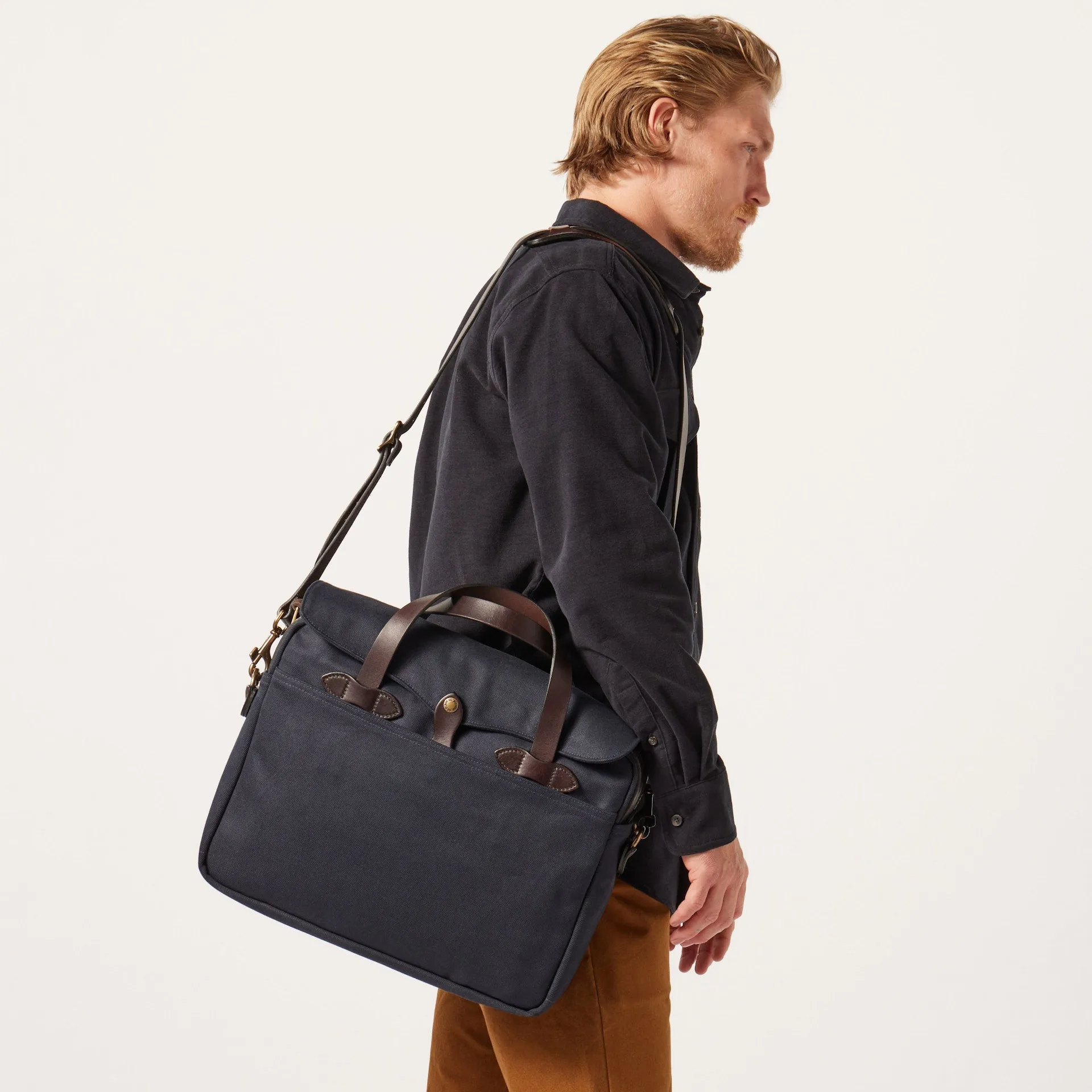 Rugged Twill Original Briefcase - Navy