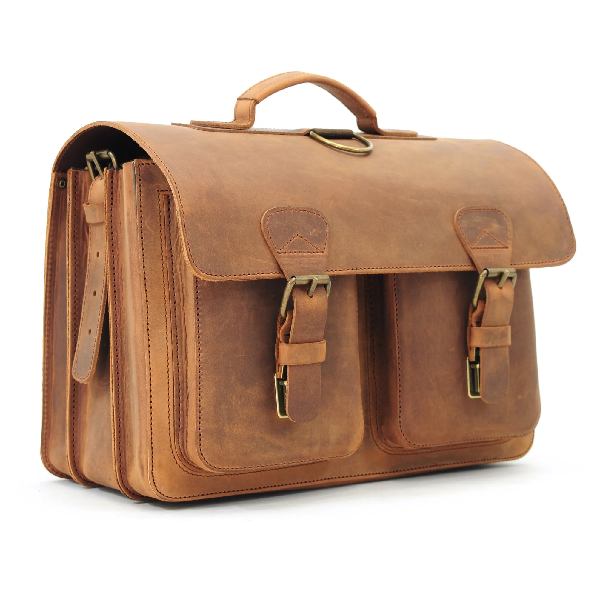 Ruitertassen Classic 2239 Leather School Satchel