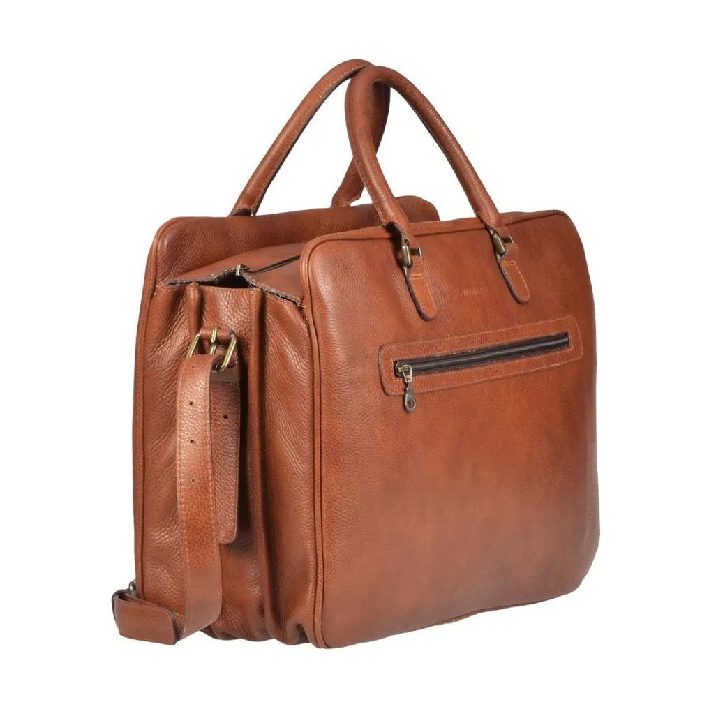 Ruitertassen Soft 4021 Leather Briefcase, Brown