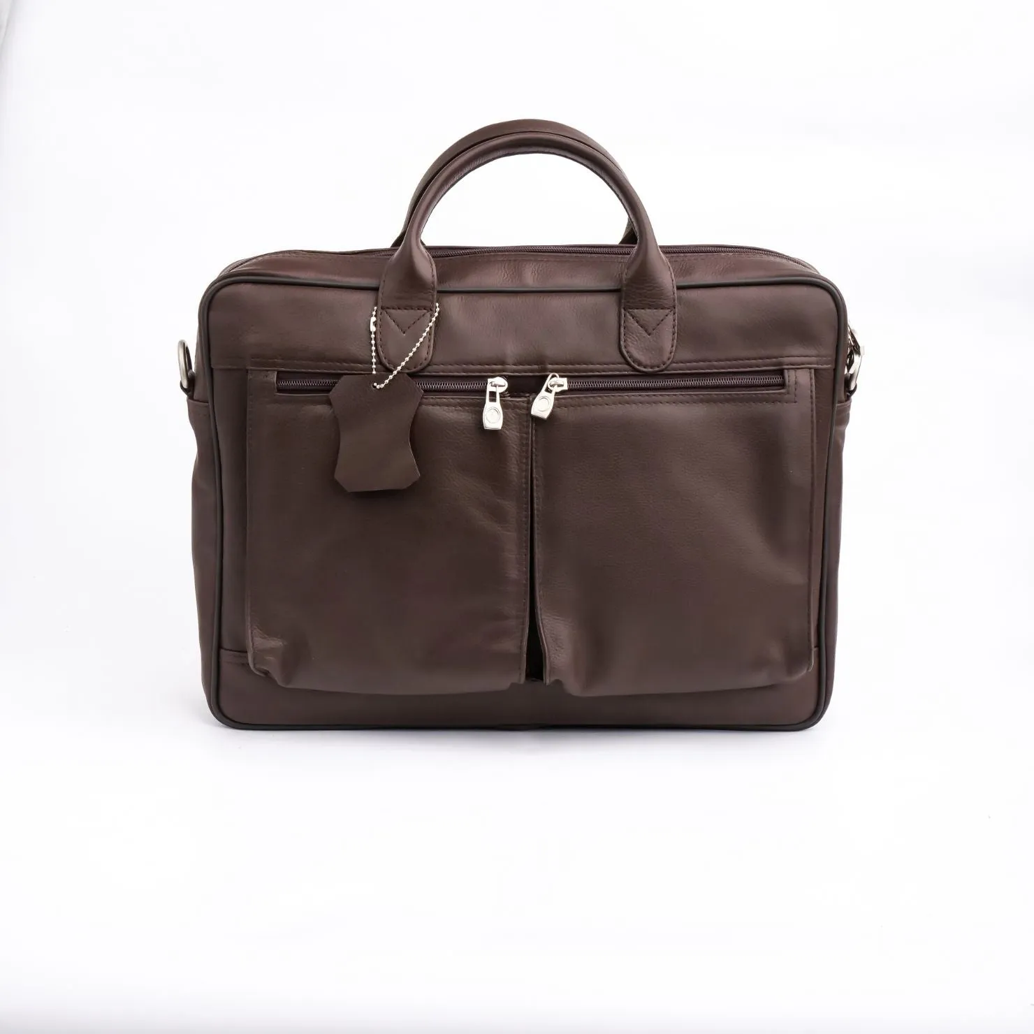 The Ultimate Dark Brown Leather Briefcase Bag