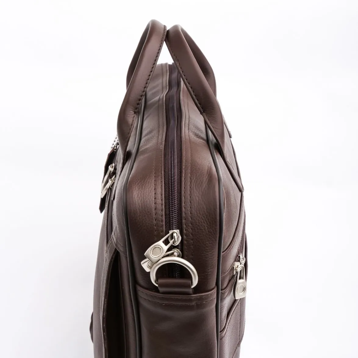 The Ultimate Dark Brown Leather Briefcase Bag