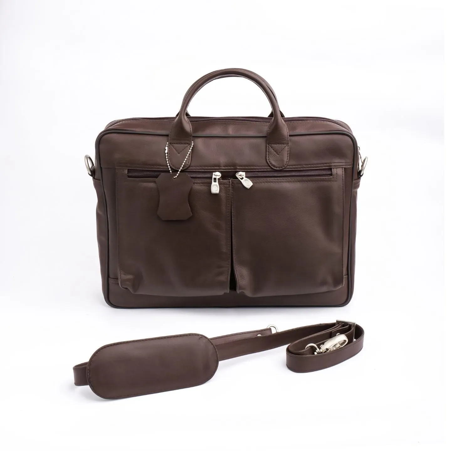 The Ultimate Dark Brown Leather Briefcase Bag