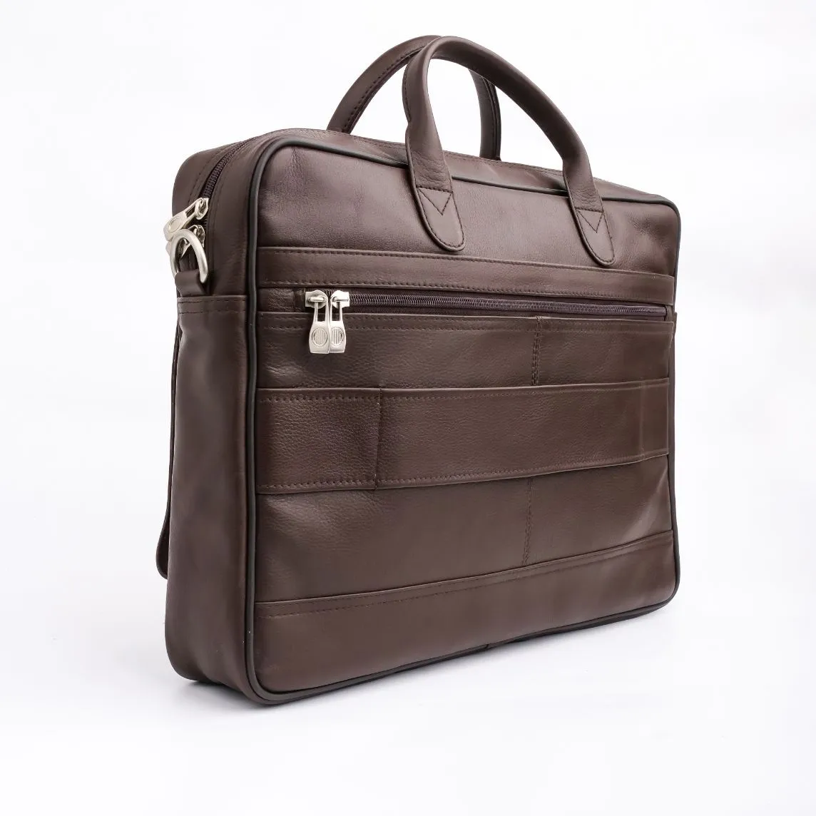 The Ultimate Dark Brown Leather Briefcase Bag