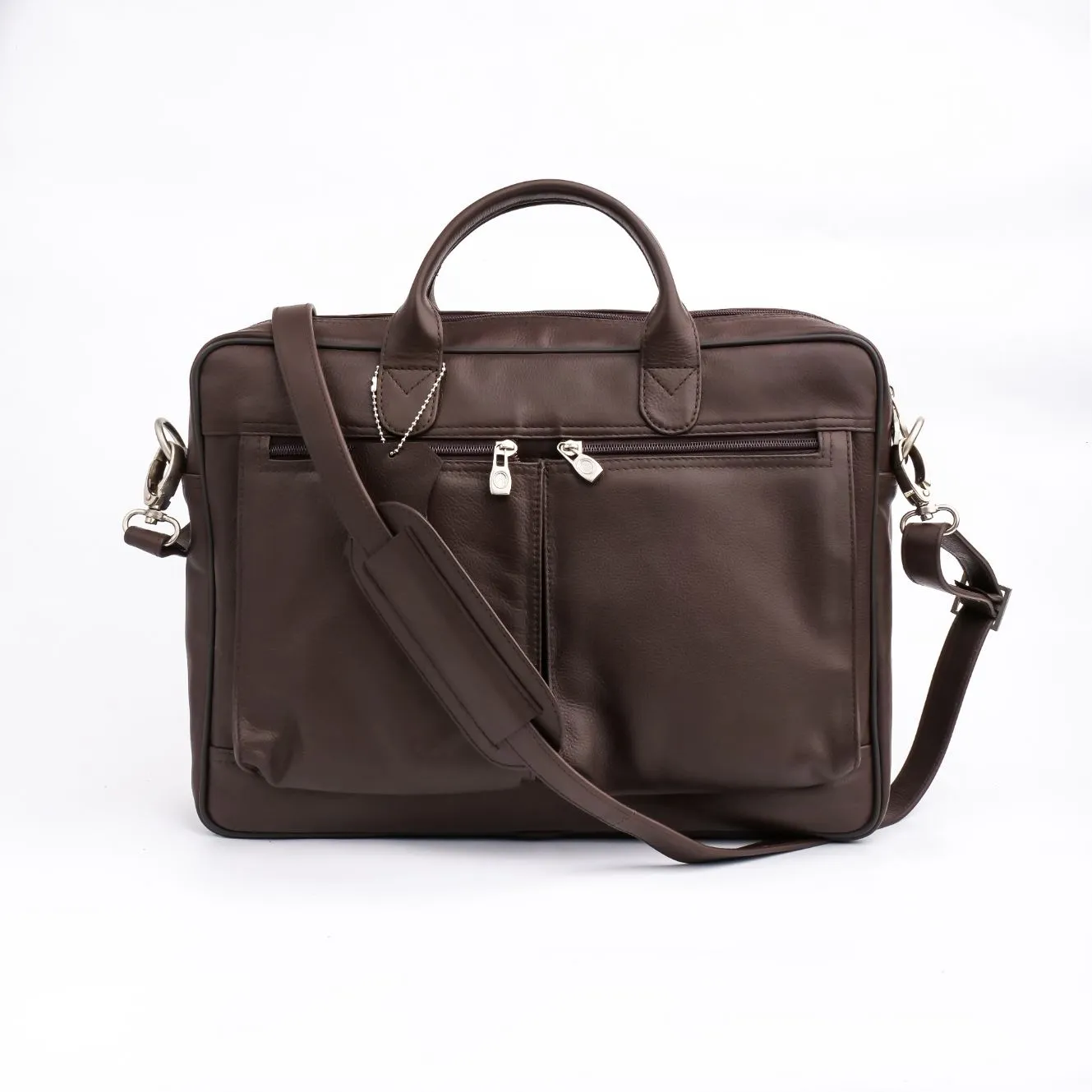 The Ultimate Dark Brown Leather Briefcase Bag