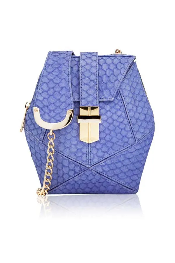 TILAPIA ATOMIC MINI BOX BAG IN CORNFLOWER BLUE