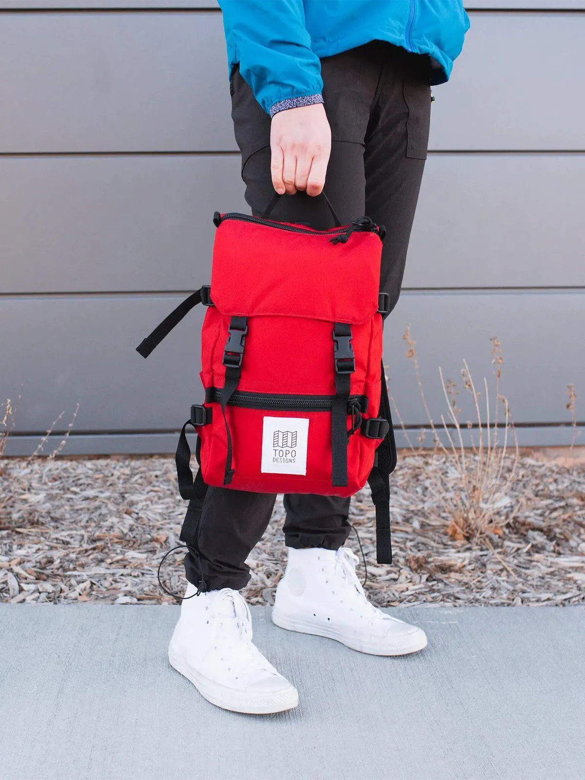 Topo Designs Rover Pack Mini Hot Coral