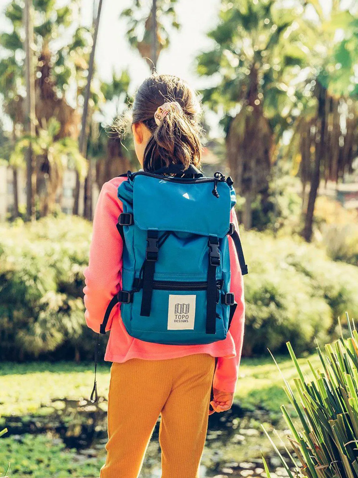 Topo Designs Rover Pack Mini Hot Coral