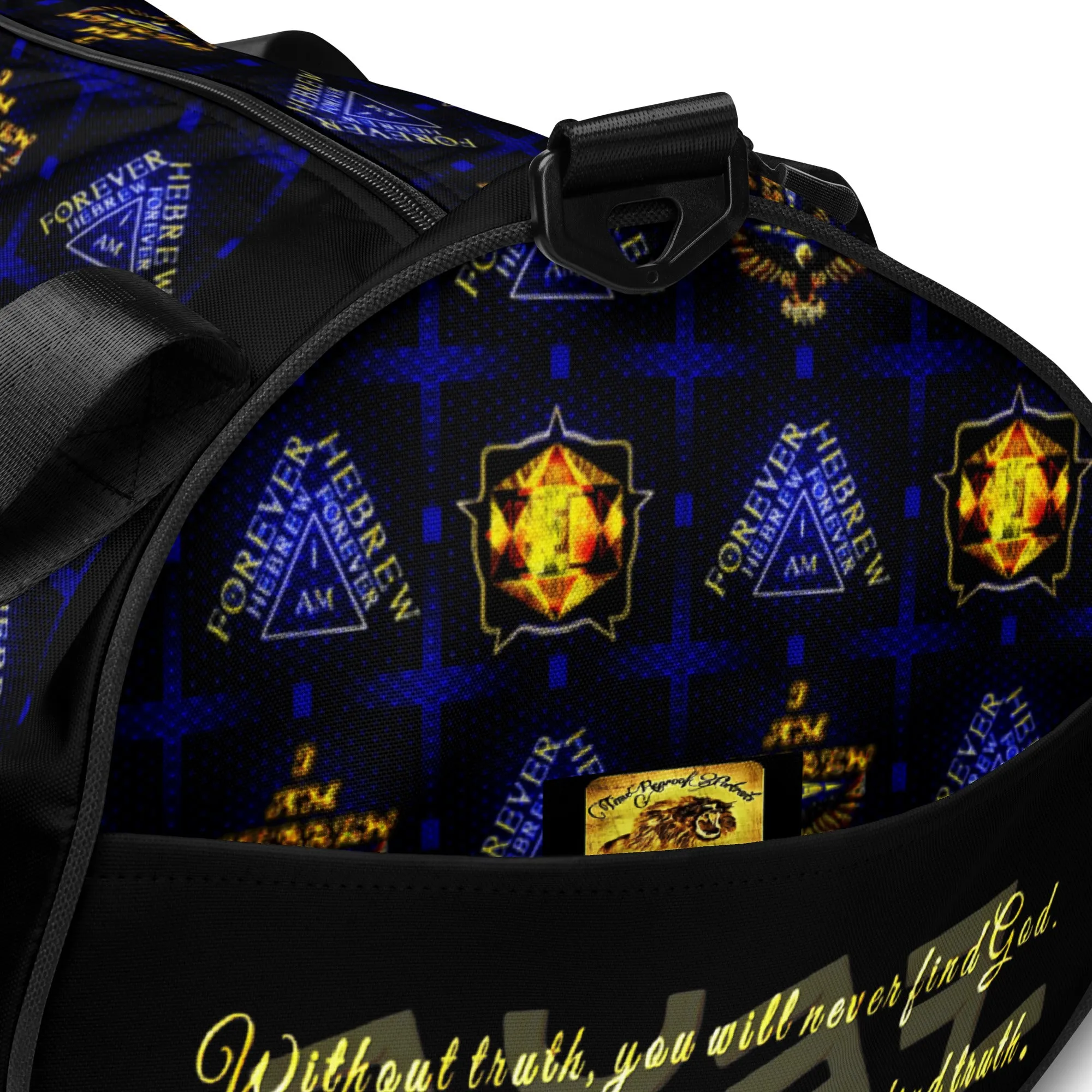 Truth Illustrated 01-01 Designer Duffel Bag