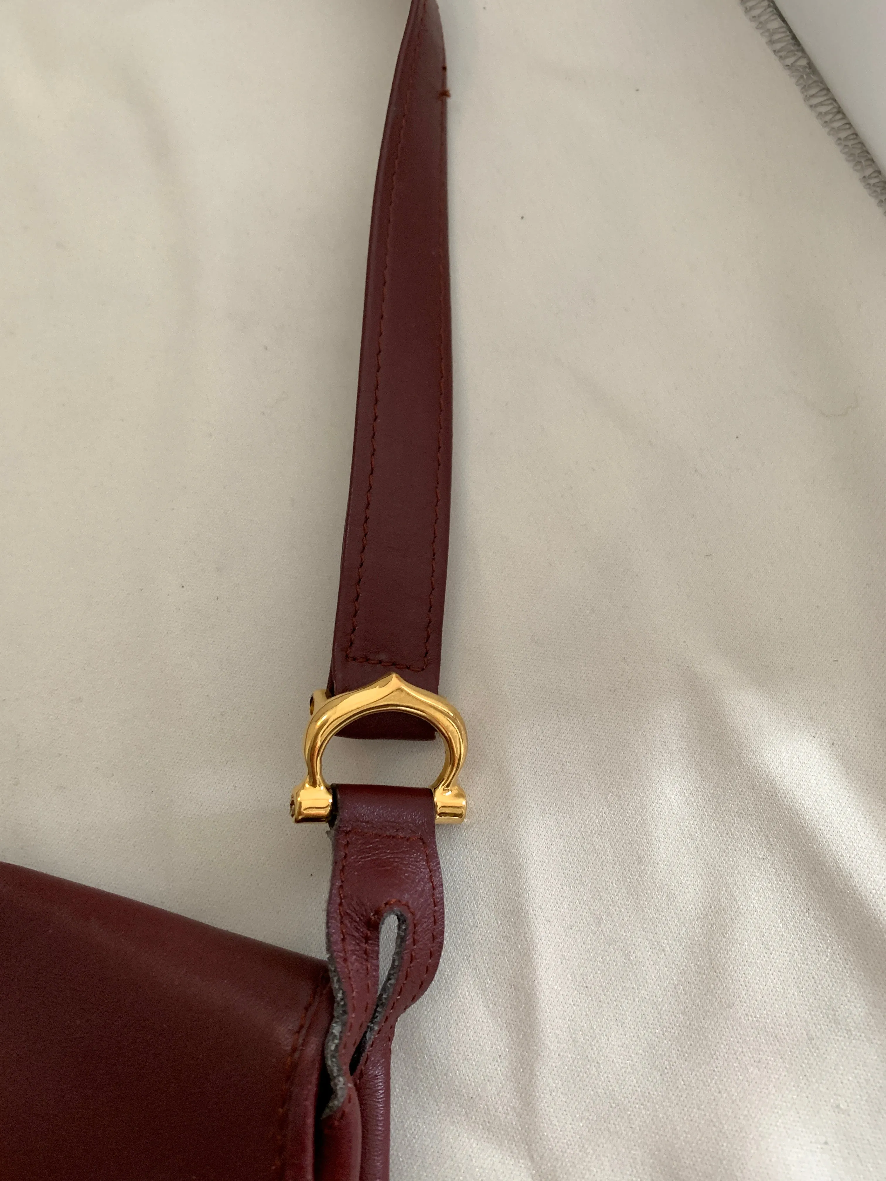 Vintage Cartier Crossbody Flap Bag