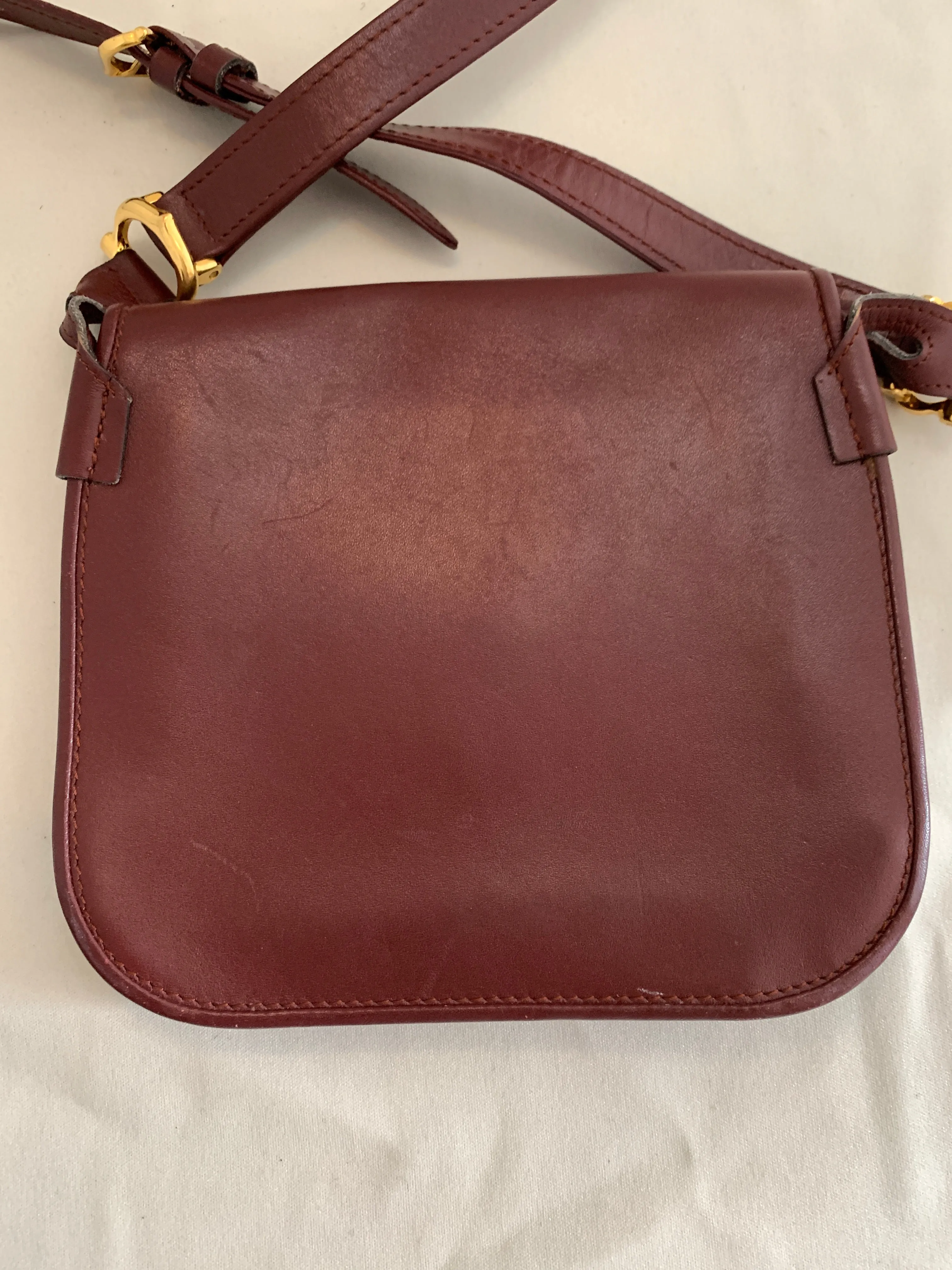 Vintage Cartier Crossbody Flap Bag