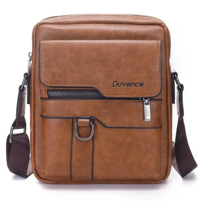 West Louis™ Men's Leather Crossbody Business Bag