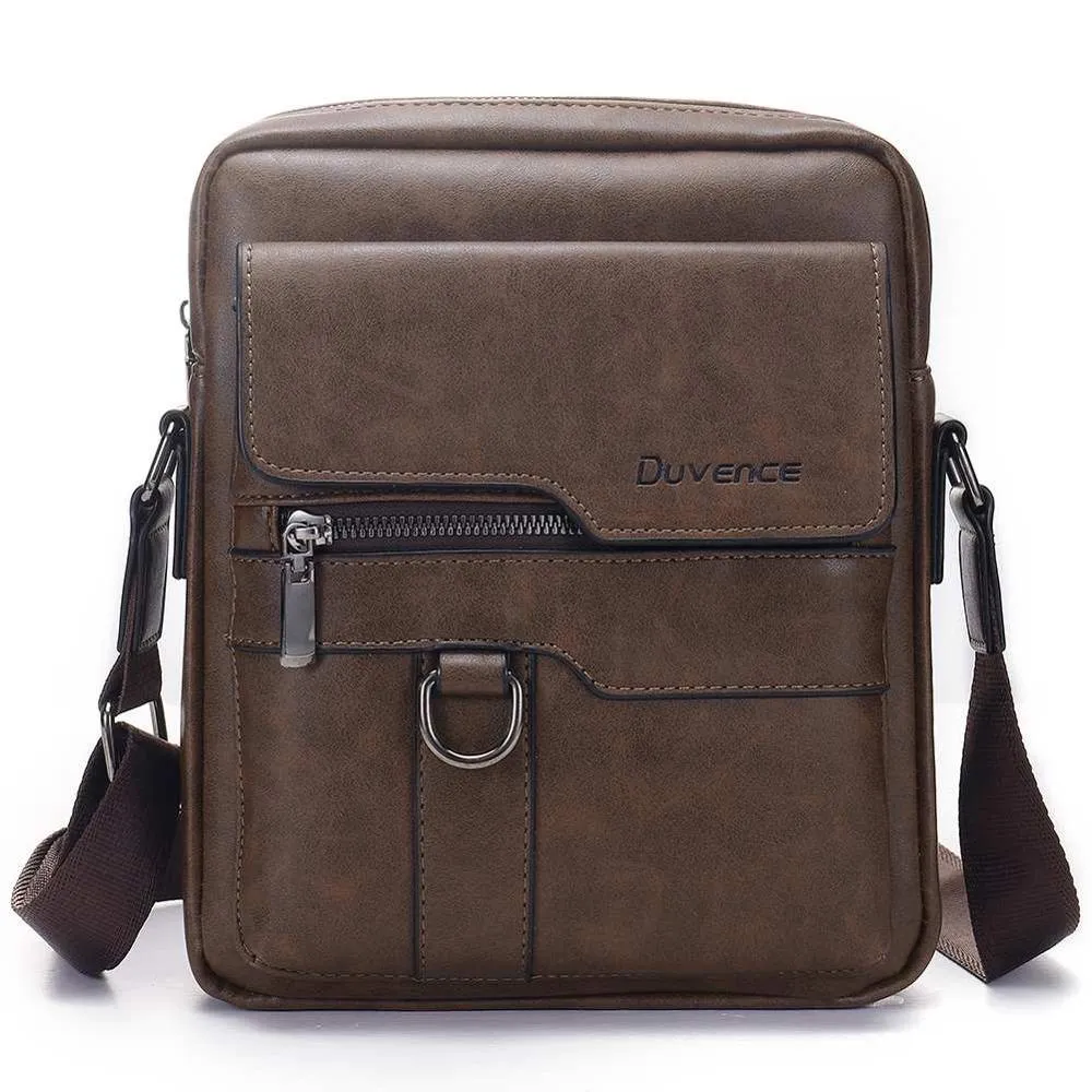 West Louis™ Men's Leather Crossbody Business Bag