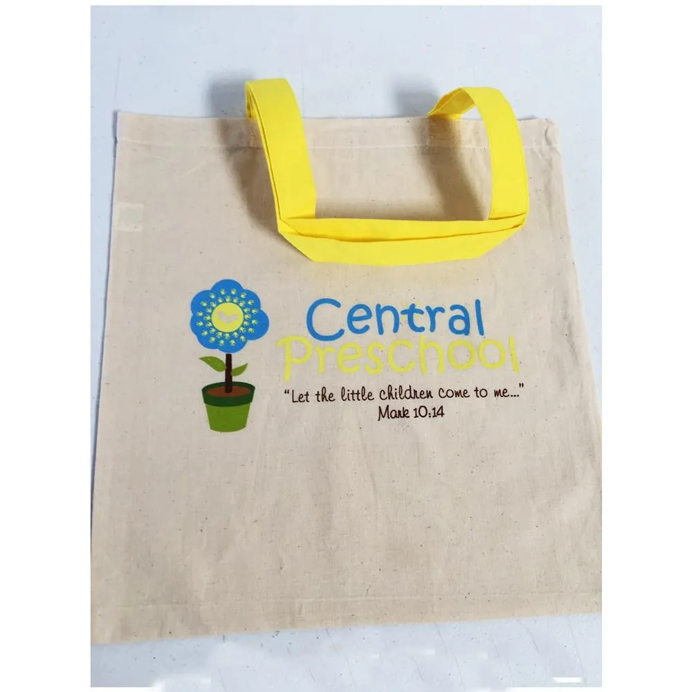 Wholesale Tote Bags With Color Handles 100% Cotton - TB160