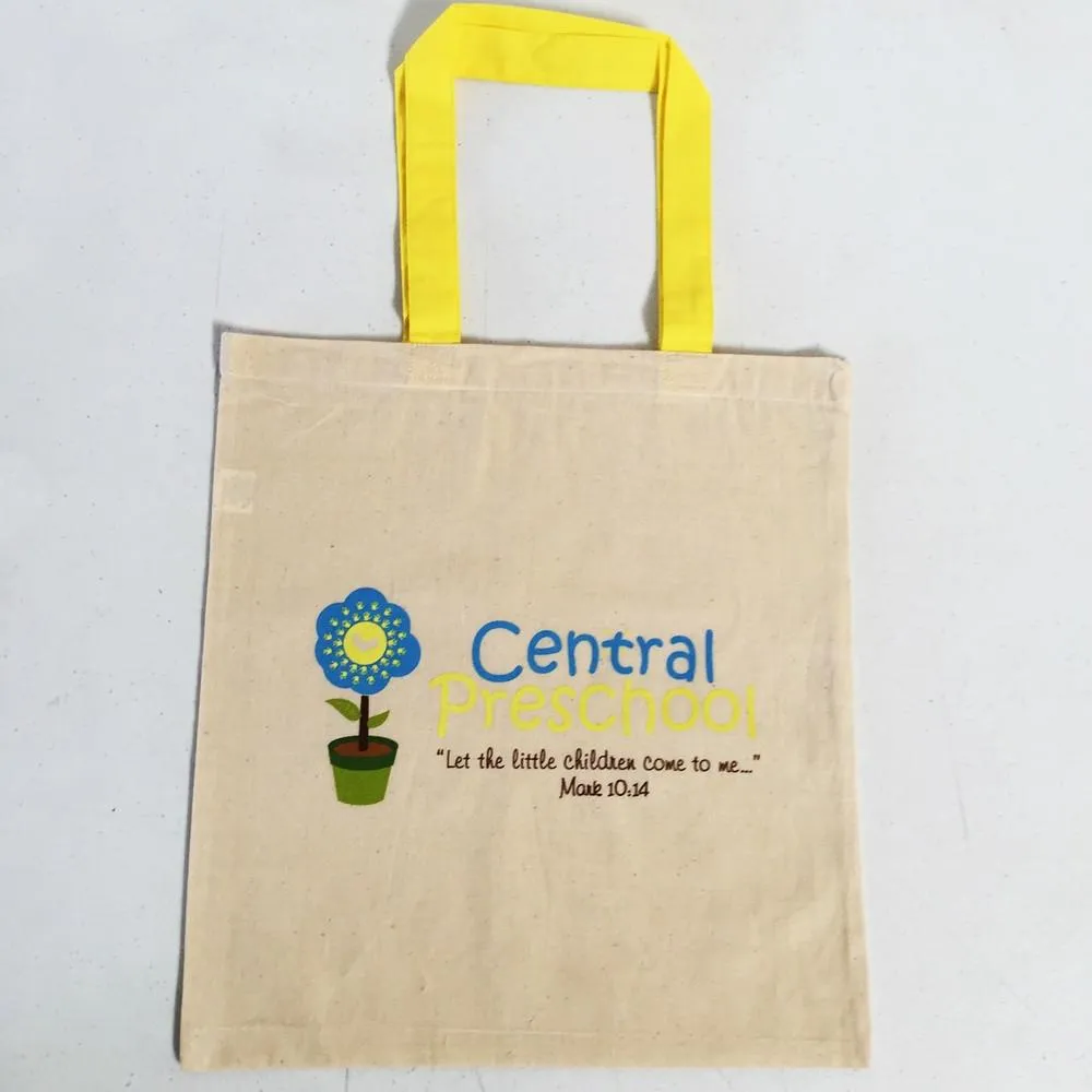 Wholesale Tote Bags With Color Handles 100% Cotton - TB160